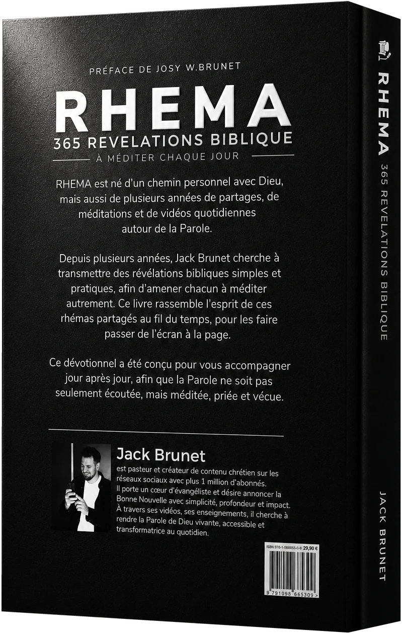 Quatrième de couverture du livre RHEMA